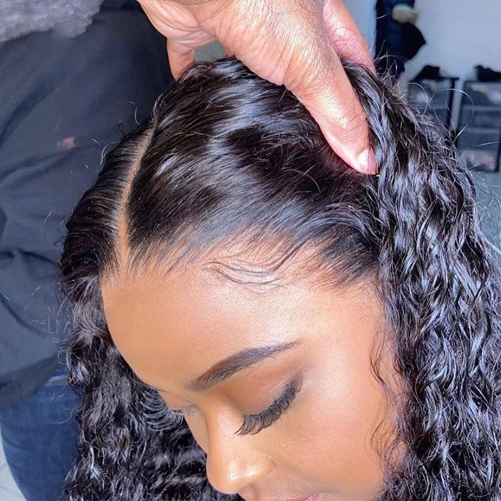 💫26” DEEP CURLY 100% HUMAN LACE FRONT WIG💫 *NEW*
